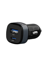 CH11 PowerDrive 48W Car Charger with Safety Protection and Dual-Port Functionality