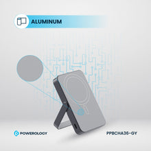 [PPBCHA36-GY] Powerology 10000mAh MagSafe Power Glass Surface (Gray)