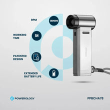 [PPBCHA78] Powerology Turbo Jet Fan & Vacuum - Silver