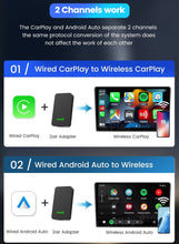 CarlinKit 5.0 Wireless CarPlay Mini Adapter Android Auto Dongle Wired To Wireless Car Play Box 5GWifi Bluetooth Auto Connect FOTA