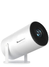 Smartbarry 4K 1080P Mini Projector with WiFi & Bluetooth Portable Premium Android OS Projector, 210° Rotatable Stand, Dust Removal & Heat Dissipation Design