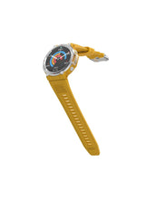 SW02 Vintage Smart Watch with Water Resistant, NFC Payment, and Sleep, Heart Rate, Pressure, and Oxygen Monitoring - Yellow
