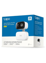 Tapo C216 2K 3MP Indoor & Outdoor Smart Home Security Camera, Color Night Vision with Spotlights, AI detection Security Camera Outdoor Wireless, 360° Pan&Tilt View, IP65 Weatherproof, Compact Design