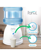 Compact Tabletop Water Dispenser for 5-Gallon Jugs – Instant Access to Chilled & Room Temperature Water for Home, Office, & Small Spaces