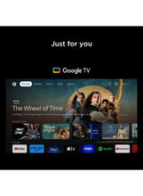 Television 55 Inch Smart TV 4K UHD HDR 10 Google TV, Dynamic Color Enhancement, Dolby Audio, HVA Panel, MEMC, Multiple Eye Care with Metallic Bezel-less Design, 55V6C (2025 Model) 55V6C black