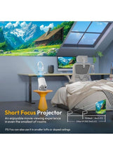 Smartbarry 4K 1080P Mini Projector with WiFi & Bluetooth Portable Premium Android OS Projector, 210° Rotatable Stand, Dust Removal & Heat Dissipation Design