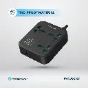 Powerology Power Strip 3250W 3AC - Black