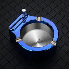 Cigarette Ashtray With Match Lighter