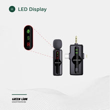 Green Lion 3 in 1 Noise Cancellation Microphone - Black