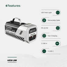 Green Lion 50000mAh Power Bank 22.5W - Silver