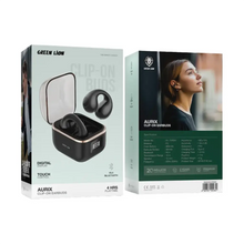 Green Lion Aurix Clip On Earbuds - Black