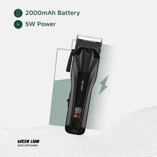 Green Lion Clip Pro Professional Hair Clipper - Black