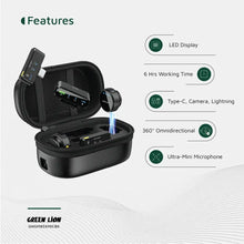 Green Lion GM-85X 3 In 1 Wireless Microphone - Black