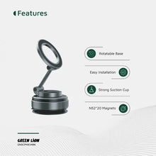 Green Lion GX-34 Suction Phone Holder - Black