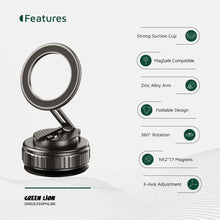 Green Lion GX-35 Suction Phone Holder - Black