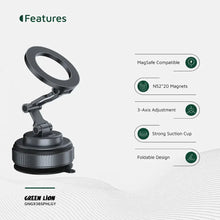 Green Lion GX-36 Suction Phone Holder - Gray