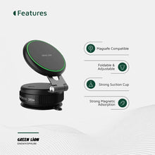 Green Lion GX-41 MagSafe Suction Phone Holder - Black