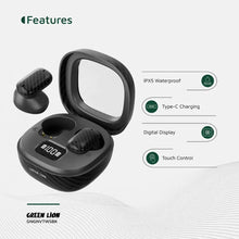 Green Lion Geneva True Wireless Earbuds - Black