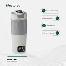 [GNKTLNGEKWH] Green Lion Kettle & Go Electric Kettle 600mL - White