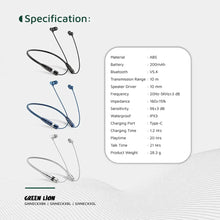 Green Lion Neck X Wireless Neckband