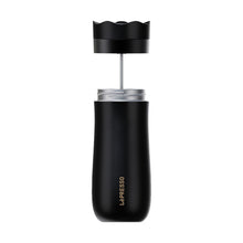LePresso Insulated Mug with French Press - Black