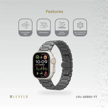 Levelo Aerio Titanium Watch Strap for Apple Watch 49/46mm 