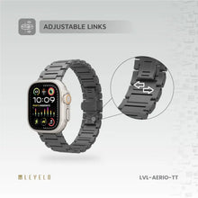 Levelo Aerio Titanium Watch Strap for Apple Watch 49/46mm 