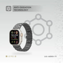 Levelo Aerio Titanium Watch Strap for Apple Watch 49/46mm 