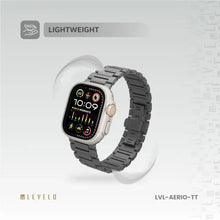 Levelo Aerio Titanium Watch Strap for Apple Watch 49/46mm 