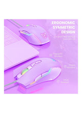 CW905 6400 DPI Wired Gaming Mouse USB Game Mice 7 Buttons Design Breathing LED Colors for Laptop PC Gamer