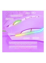 CW905 6400 DPI Wired Gaming Mouse USB Game Mice 7 Buttons Design Breathing LED Colors for Laptop PC Gamer
