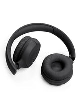 Tune 520Bt Wireless On Ear Headphones Pure Bass Sound 57H Battery Hands Free Call Plus Voice Aware Multi Point Connection Lightweight And Foldable Black