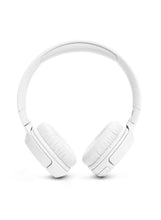 Tune 520Bt Wireless On Ear Headphones Pure Bass Sound 57H Battery Hands Free Call Plus Voice Aware Multi Point Connection Lightweight And Foldable White