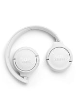 Tune 520Bt Wireless On Ear Headphones Pure Bass Sound 57H Battery Hands Free Call Plus Voice Aware Multi Point Connection Lightweight And Foldable White