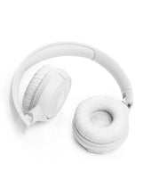 Tune 520Bt Wireless On Ear Headphones Pure Bass Sound 57H Battery Hands Free Call Plus Voice Aware Multi Point Connection Lightweight And Foldable White