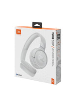 Tune 520Bt Wireless On Ear Headphones Pure Bass Sound 57H Battery Hands Free Call Plus Voice Aware Multi Point Connection Lightweight And Foldable White