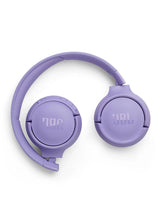 Tune 520Bt Wireless On-Ear Headphones, Pure Bass Sound, 57H Battery With Speed Charge, Hands-Free Call + Voice Aware, Multi-Point Connection, Lightweight And Foldable Purple