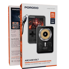 Porodo Arcadevolt 5000mAh MagSafe Power Bank – Fast Charge & +100 Games