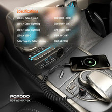 [PD-FWCH047-BK] Porodo 95W Car Charger - Black