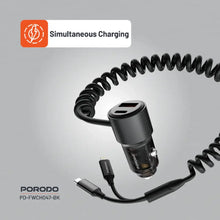 [PD-FWCH047-BK] Porodo 95W Car Charger - Black
