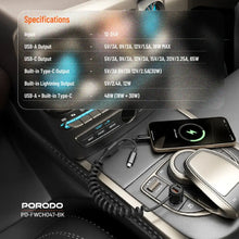 [PD-FWCH047-BK] Porodo 95W Car Charger - Black