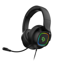 [PDX418] Porodo Gaming RGB Headphone with Detachable Microphone - Black	