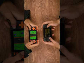 [PDX640-OGBK] Porodo Gaming Retro Arcade Gaming Console (Black / Orange)