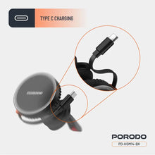 [PD-HSM14-BK] Porodo HS14 MagSafe Charger Retractable Type-C - Black