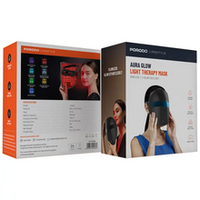 Porodo Lifestyle Aura Glow Light Therapy Mask - Black