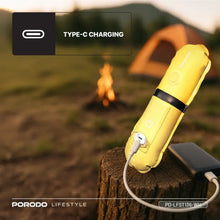 [PD-LFST136-WH] Porodo Lifestyle Inflatable Outdoor Magnetic Tube Light - White