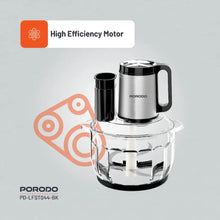 Porodo Lifestyle Meat Chopper Food Processor - Black