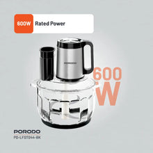Porodo Lifestyle Meat Chopper Food Processor - Black