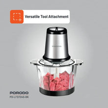 [PD-LFST045-BK] Porodo Lifestyle Meat and Vegetable Electric Food Chopper - Black