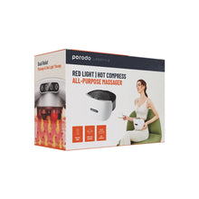 Porodo Lifestyle Red Light and Hot Compress Massager - White